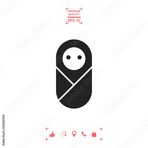 Infant, neonate, newborn icon