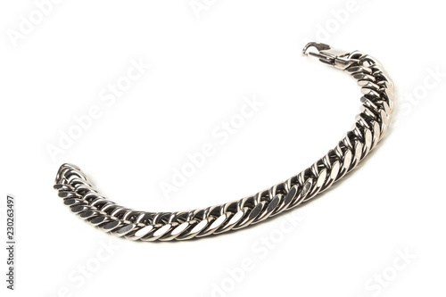 Metallic men's bracelet