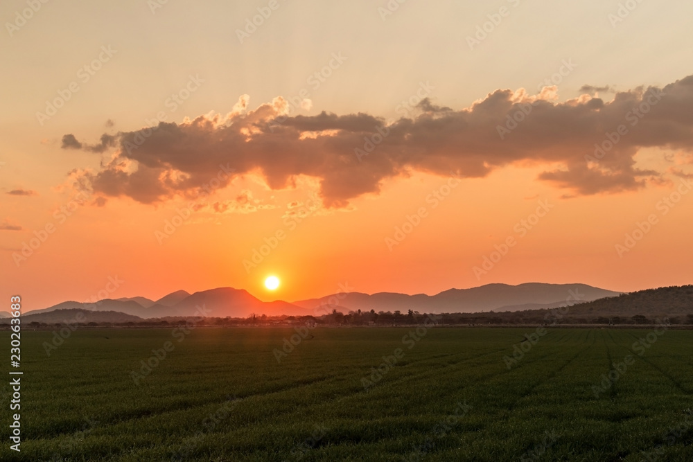Beautiful sunset landscapes Beautiful sunset landscapes