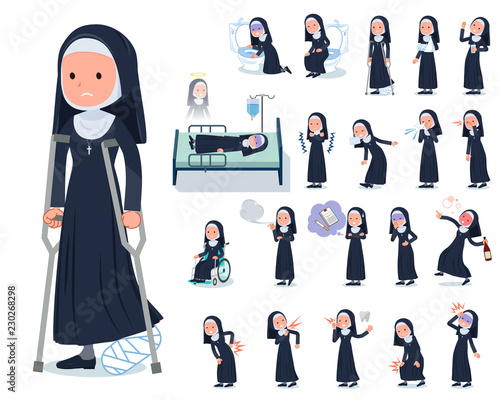 flat type Nun women_sickness
