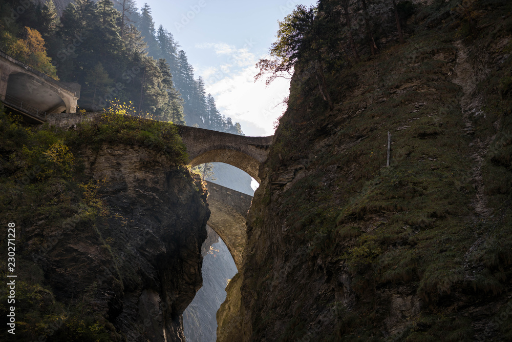 Viamala Schlucht in der Schweiz