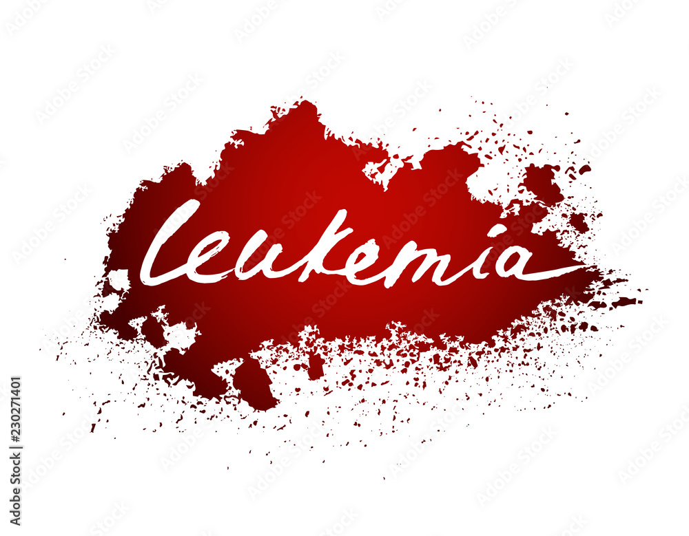 Leukemia lettering image Leukemia lettering image