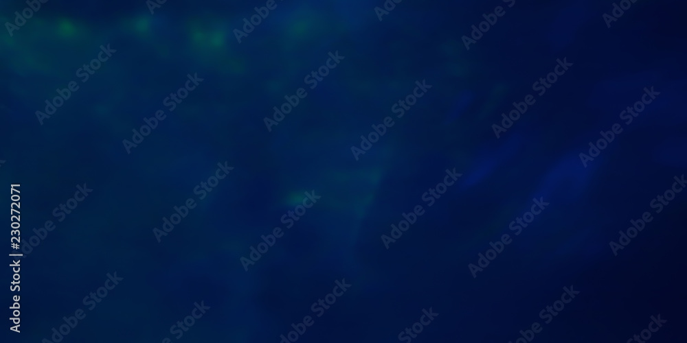 Abstract dark blue background with a green glow, like the northern lights.