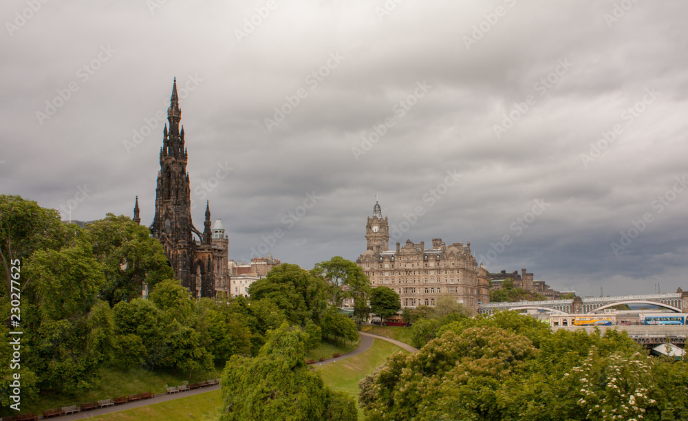 Edinburgh Landscape Cloudy