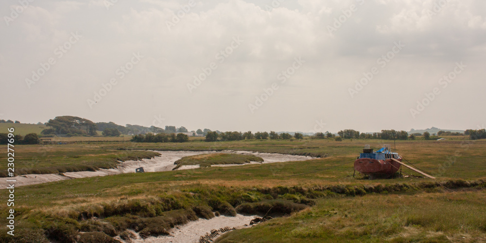 England Countryside Landscape Riverbanks