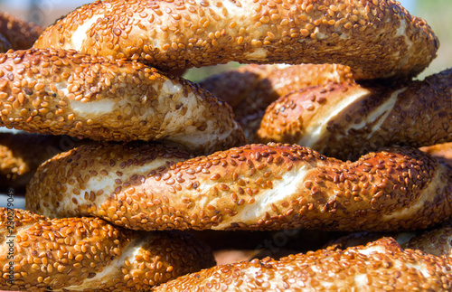pretzels in basket