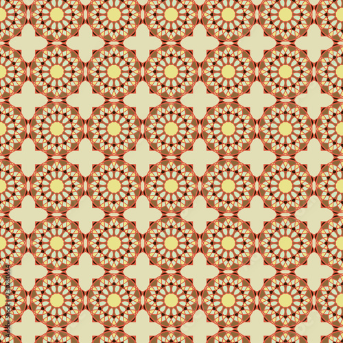 Seamless pattern in muted colors