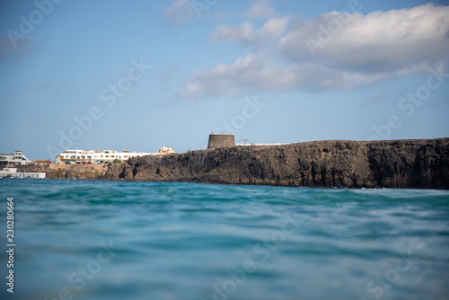 view of the cliff with the Torre del Cotillo
