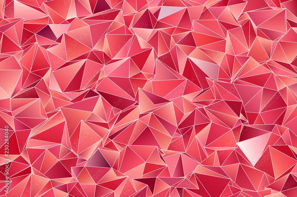 Obraz premium Triangular 3d, modern background