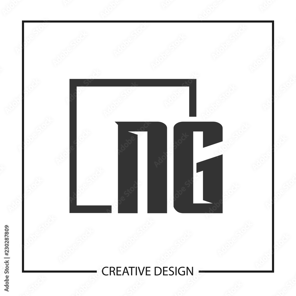 Initial NG Letter Logo Template Design Initial NG Letter Logo Template Design