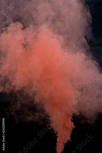 Pink Peach Smoke Bomb Overlays