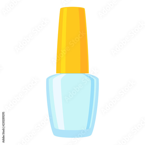 Colorful cartoon empty cosmetic bottle