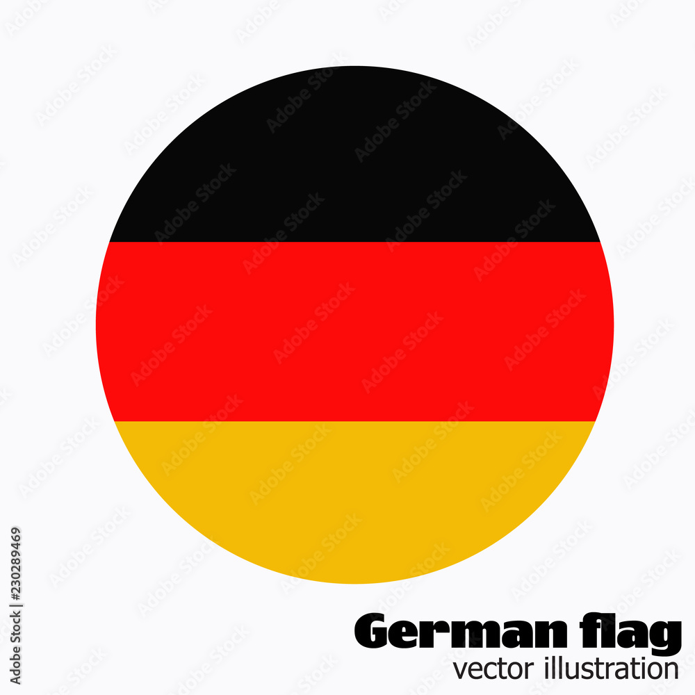 Button with flag of Germany. Vector. Button with flag of Germany. Vector.