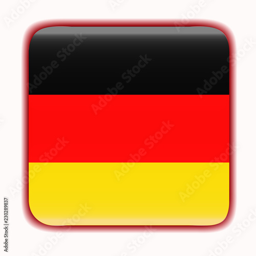 Button with flag of Germany.