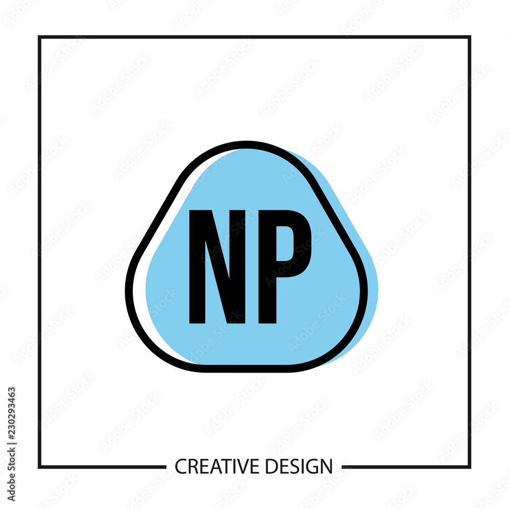 Initial NP Letter Logo Template Design Initial NP Letter Logo Template Design