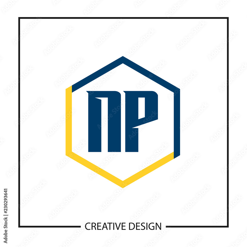 Initial NP Letter Logo Template Design Initial NP Letter Logo Template Design
