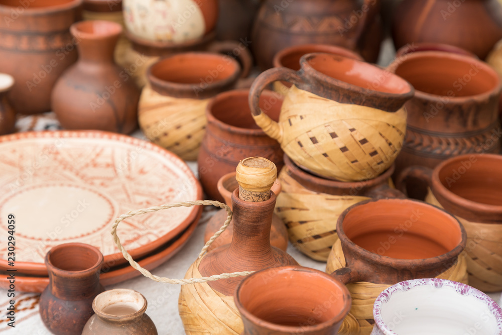 Various ceramic souvenirs. Various ceramic souvenirs.