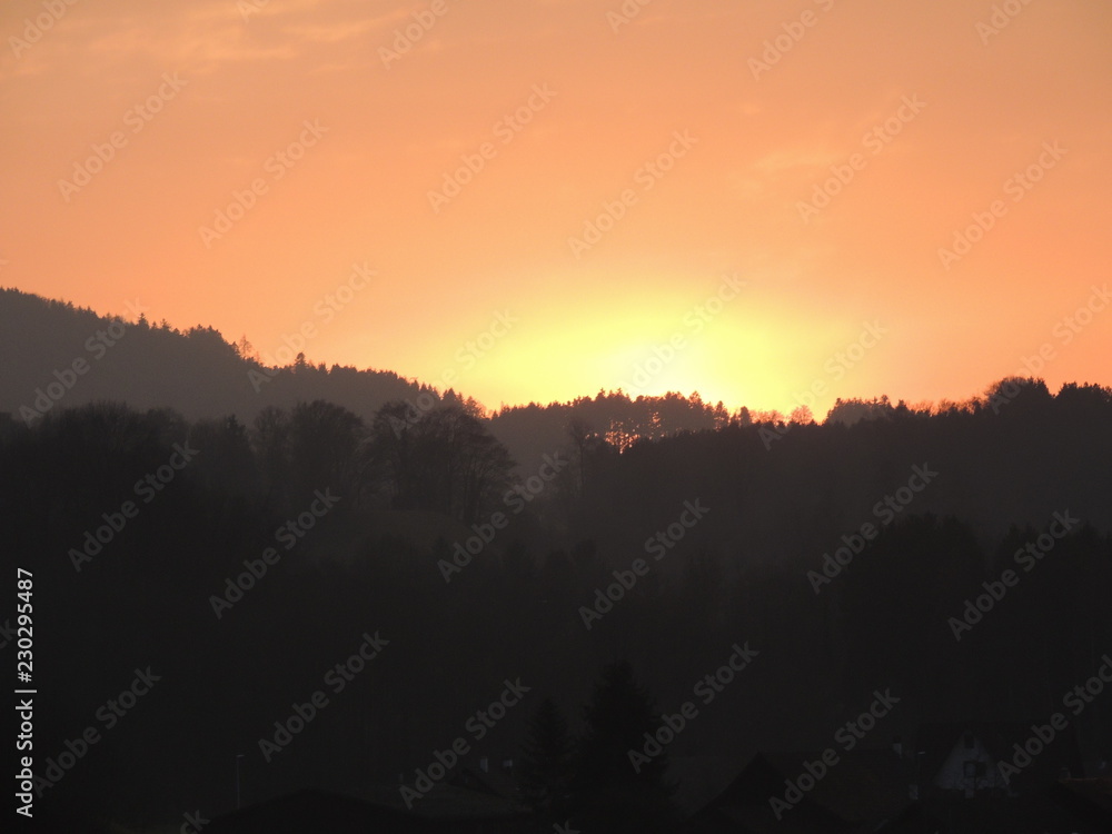 Fototapeta premium sonnenuntergang