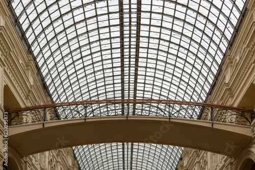 Foto view of the skylight from the inside