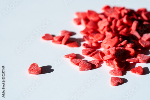 Red heart  candy trying find love