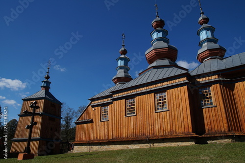 Drewniana cerkiew w Komańczy