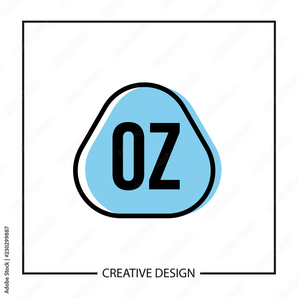 Initial OZ Letter Logo Template Design Initial OZ Letter Logo Template Design