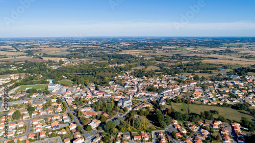 Photographie aérienne de Les Lucs Sur Boulogne, en Vendée