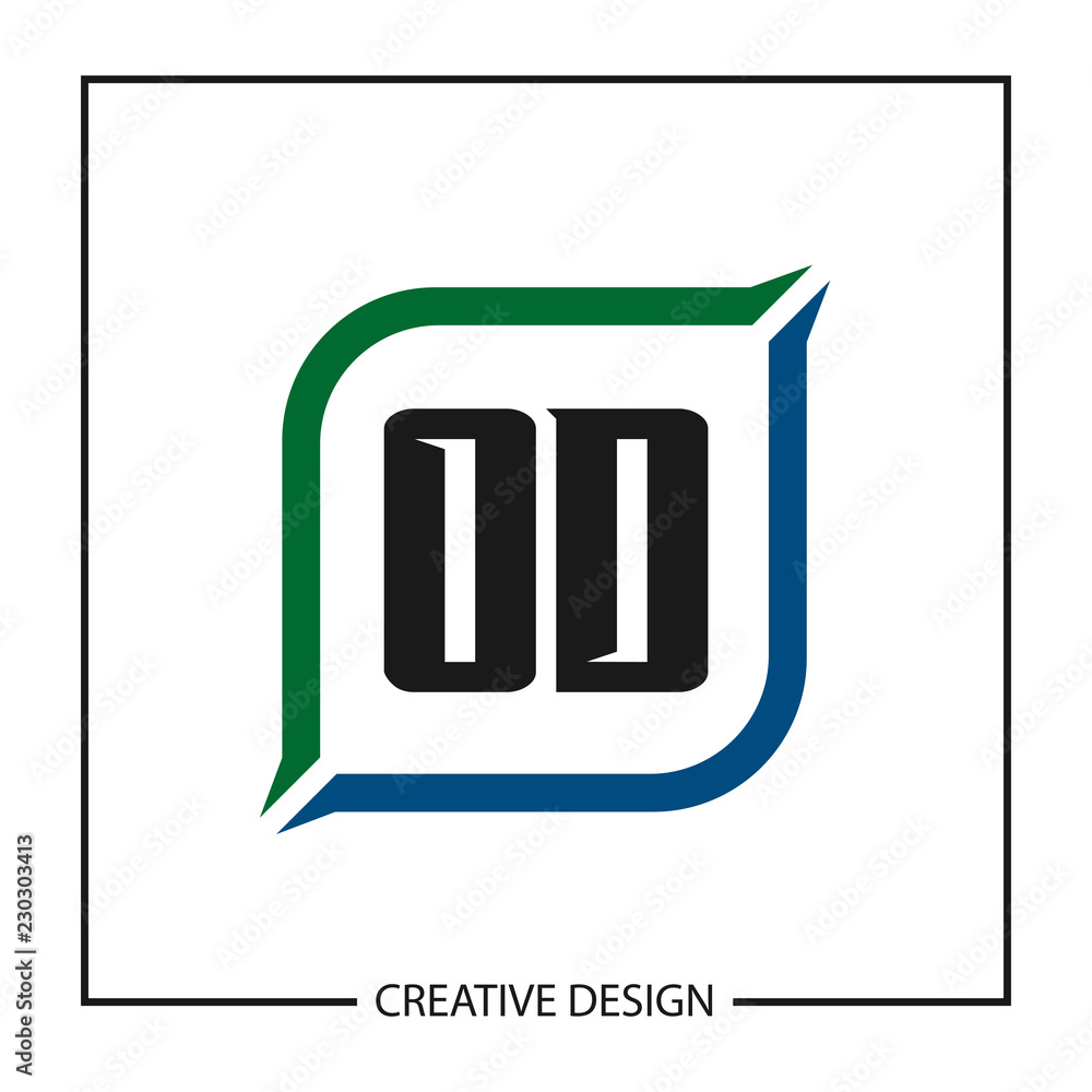 Initial OD Letter Logo Template Design Initial OD Letter Logo Template Design