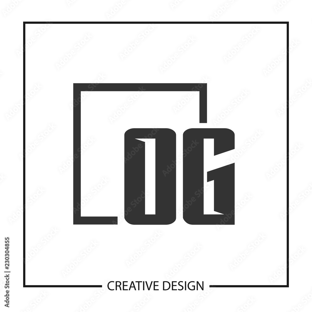 Initial OG Letter Logo Template Design Initial OG Letter Logo Template Design