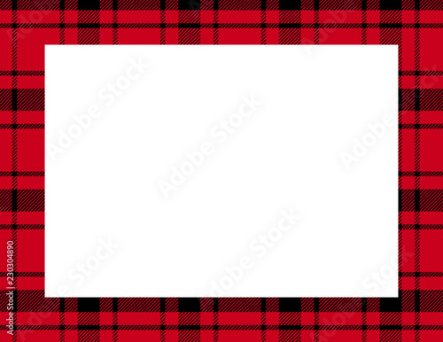 Plaid Tartan Frame to use as a background