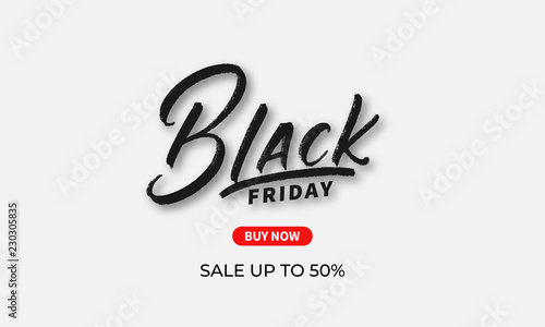 Black Friday. Banner for seasonal Black Friday sale, marketing, shopping.