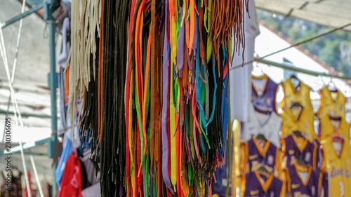 Colourful Display of Turkish Laces