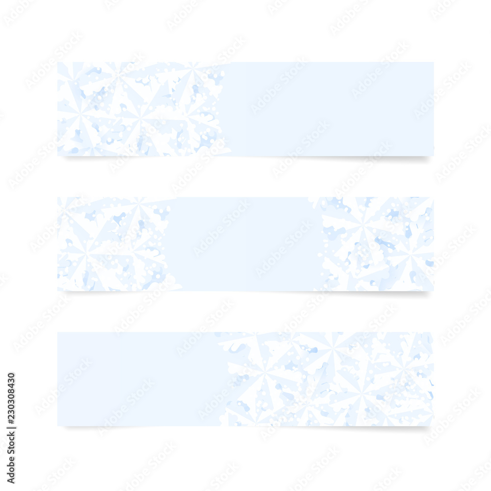 Winter horizontal banners for web and mailing. Winter horizontal banners for web and mailing.
