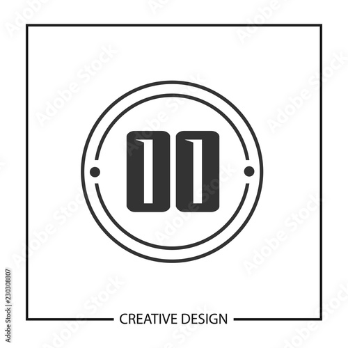 Initial OO Letter Logo Template Design