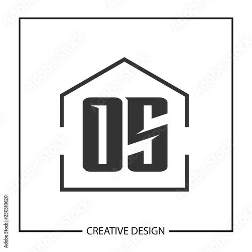 Initial OS Letter Logo Template Design