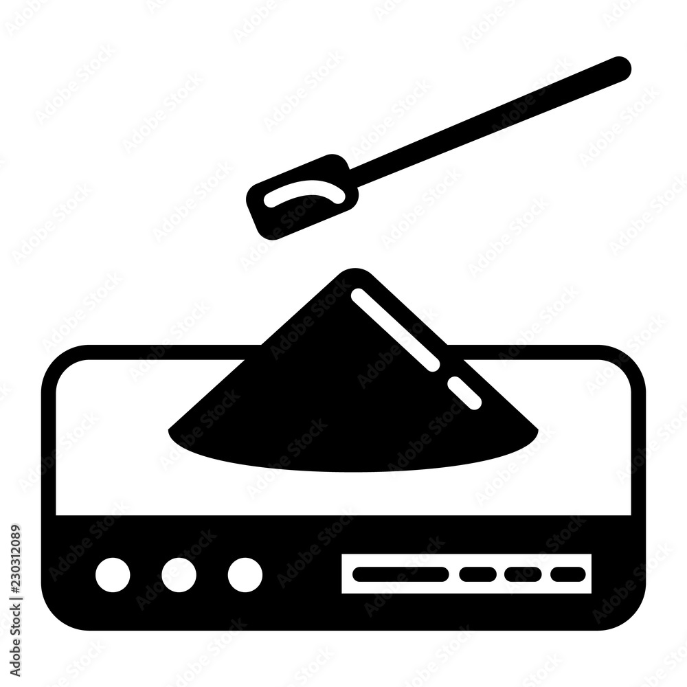 Fototapeta premium Lab scales icon. Simple illustration of lab scales vector icon for web design isolated on white background