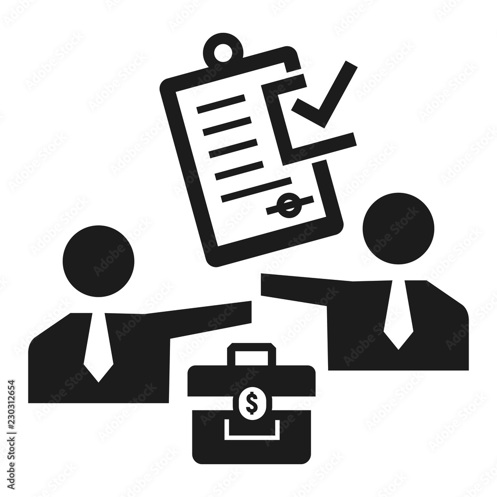 Approved bribery paper icon. Simple illustration of approved bribery paper vector icon for web design isolated on white background Approved bribery paper icon. Simple illustration of approved bribery paper vector icon for web design isolated on white background