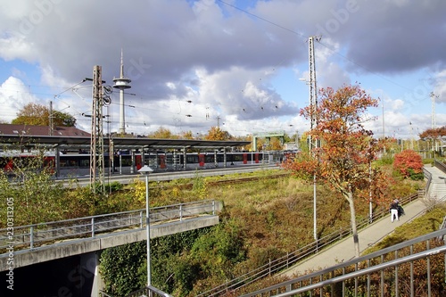 Herbst am Bahnhof Wesel photo