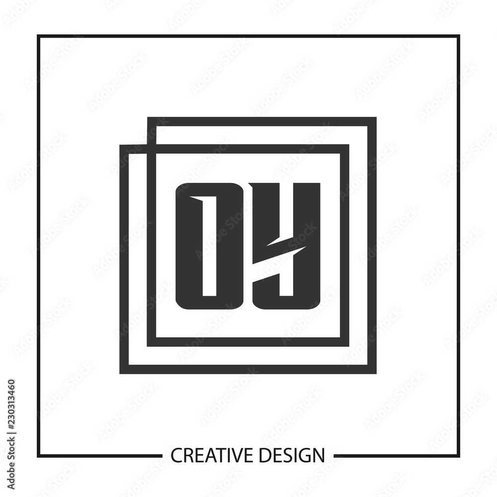 Initial OY Letter Logo Template Design Initial OY Letter Logo Template Design