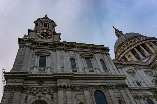 Obraz na płótnie St. Paul's Cathedral church, London, UK w salonie