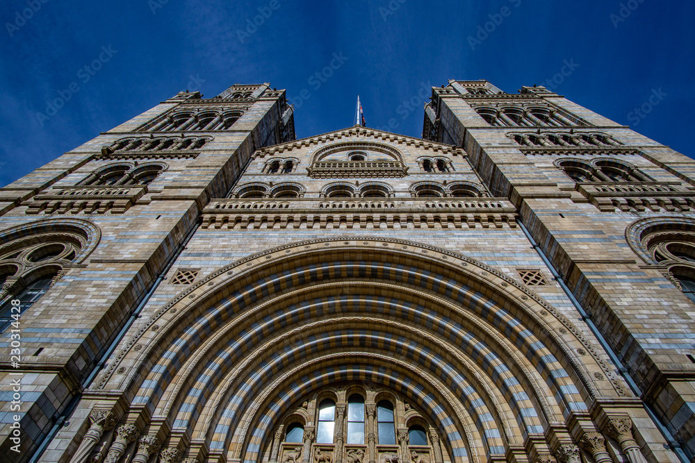 Natural History museum in England, London, UK