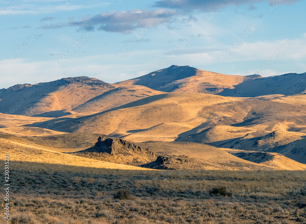 Beautiful landscape view of the desert mountains in Northern Nevada. Beautiful landscape view of the desert mountains in Northern Nevada.