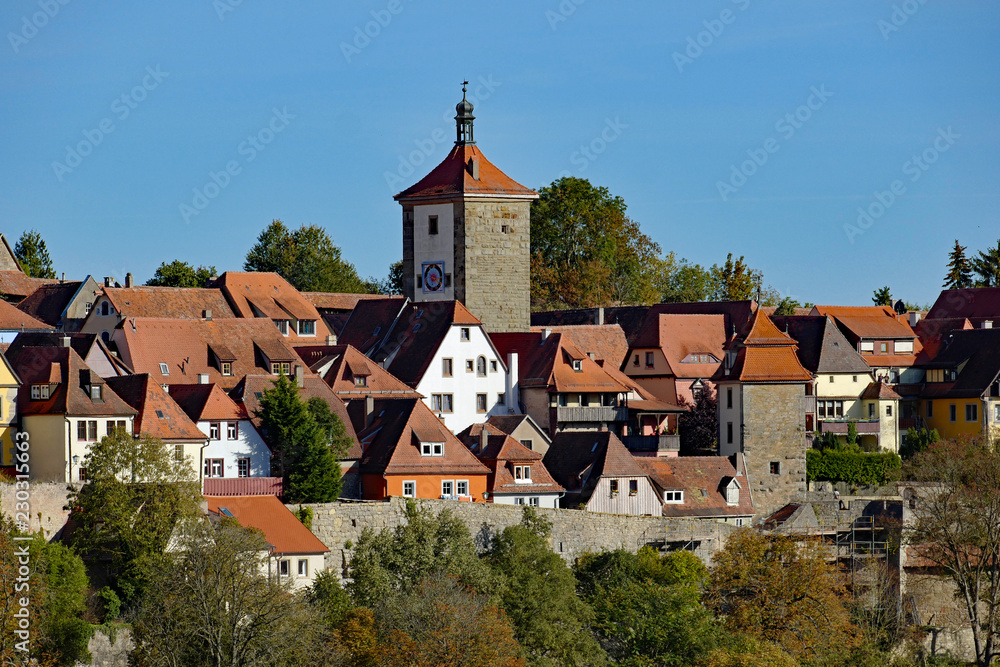 Rothenburg ob der Tauber Stadtansicht