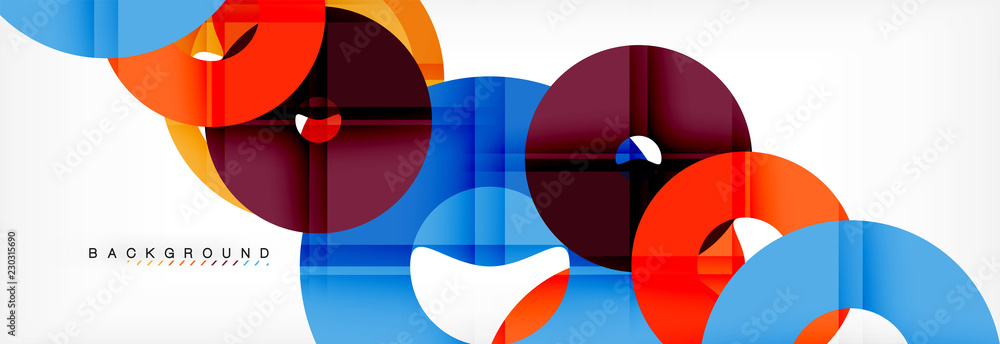 Obraz premium Modern geometrical abstract background