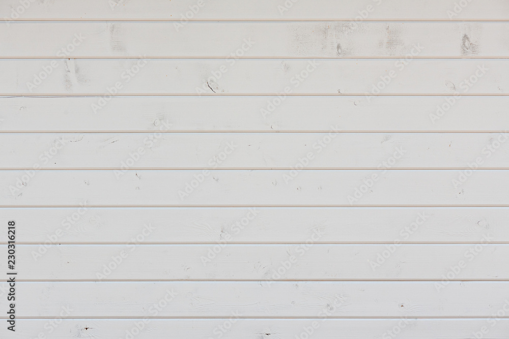 Horizontal white wooden background Horizontal white wooden background