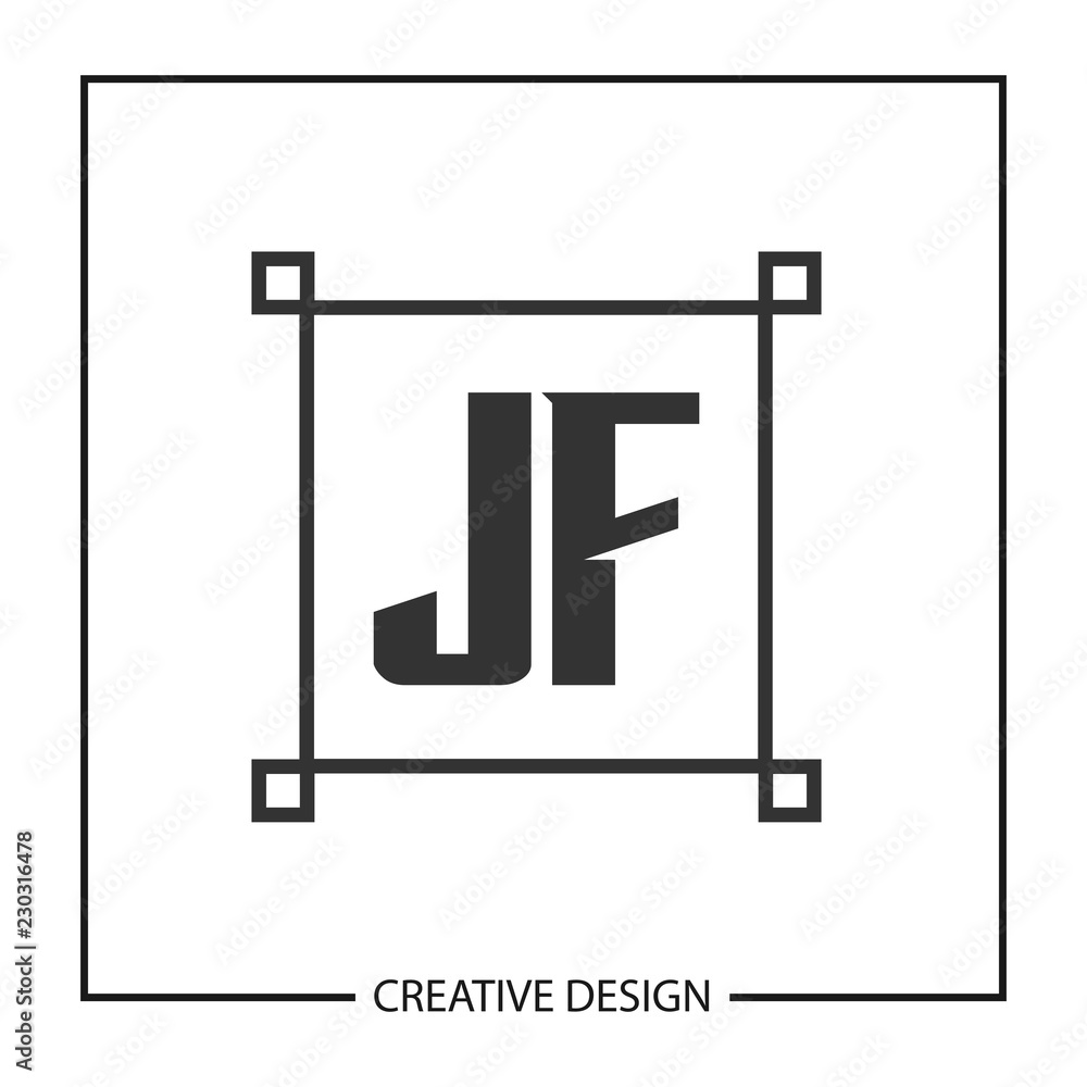 Initial JF Letter Logo Template Design Initial JF Letter Logo Template Design