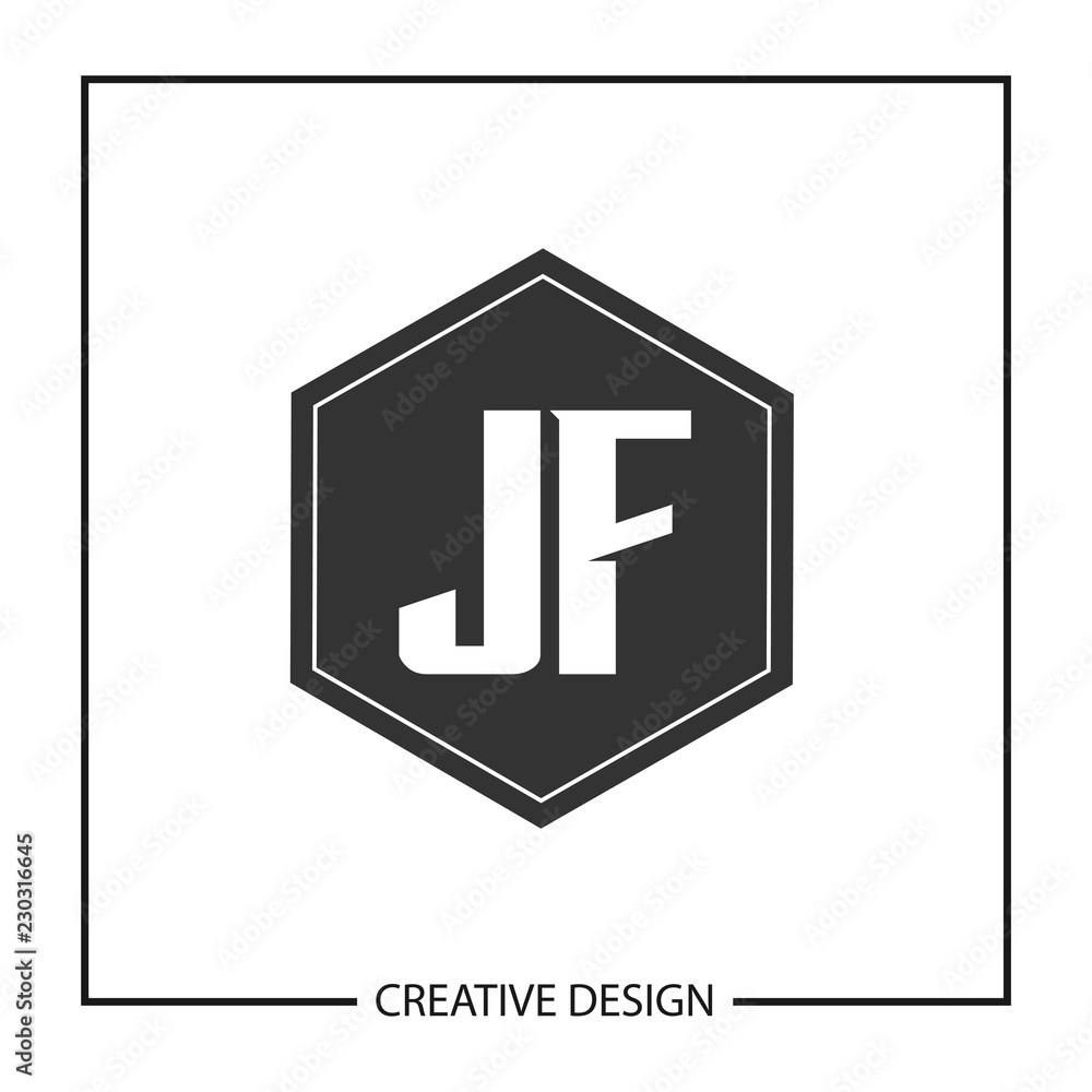 Initial JF Letter Logo Template Design Initial JF Letter Logo Template Design
