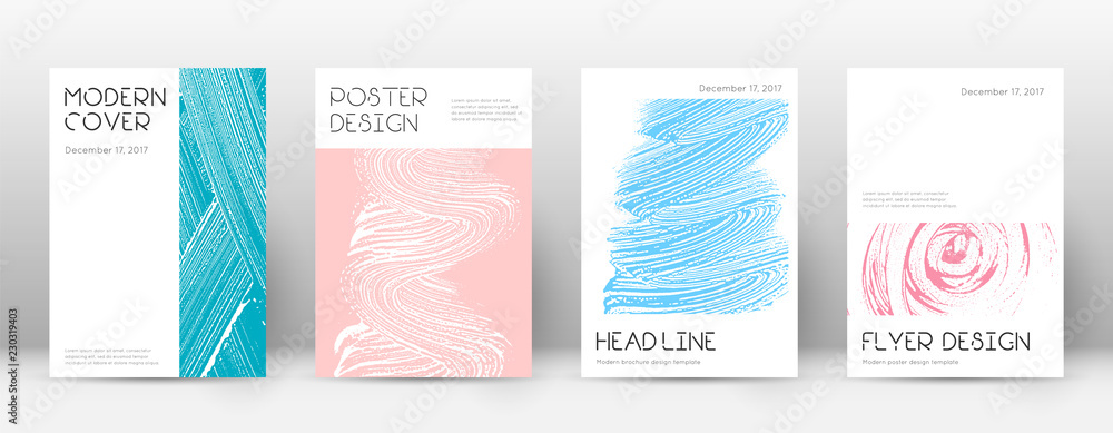 Cover page design template. Minimal brochure layou Cover page design template. Minimal brochure layou