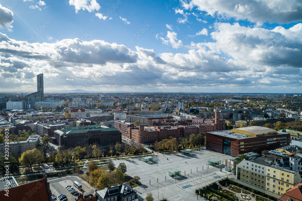 Obraz premium Wrocław panoramic view