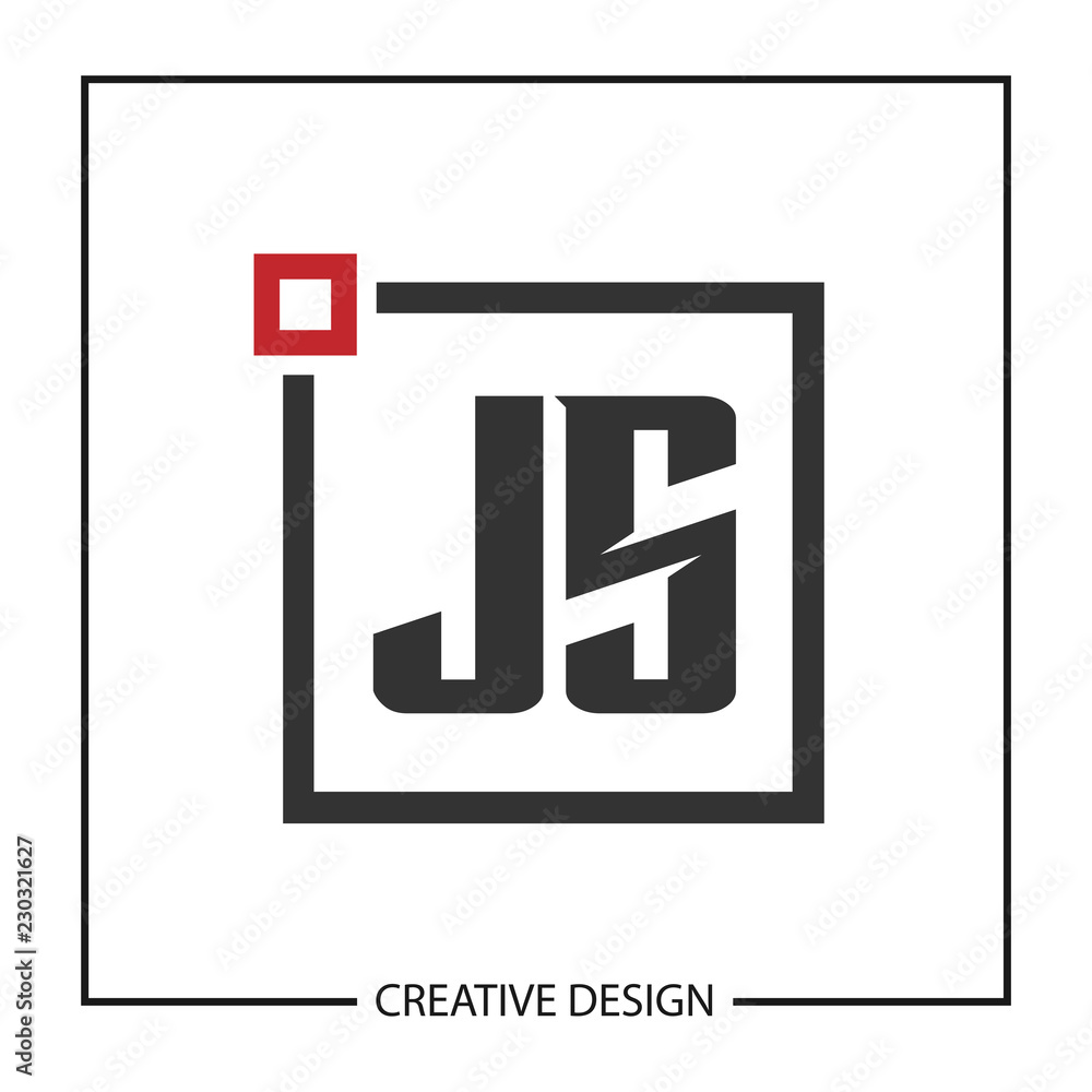 Initial JS Letter Logo Template Design Initial JS Letter Logo Template Design